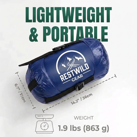 Ultralight Goose Down Sleeping Bag