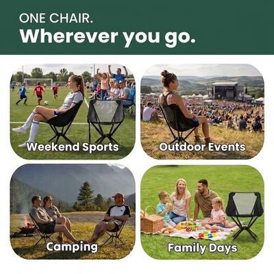 Lightweight Folding Camping Chair – Compact & Supports Up to 150 kg